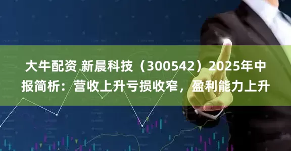 大牛配资 新晨科技（300542）2025年中报简析：营收上升亏损收窄，盈利能力上升